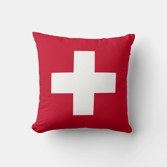 Coussin Drapeau de la Suisse (Recto)