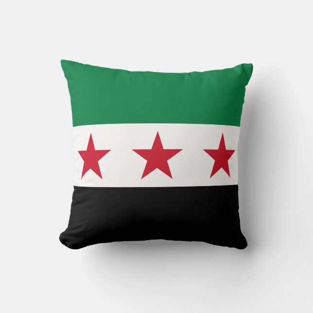 Coussin Drapeau de la Syrie (Recto)