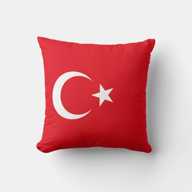 Coussin Drapeau de la Turquie (Recto)