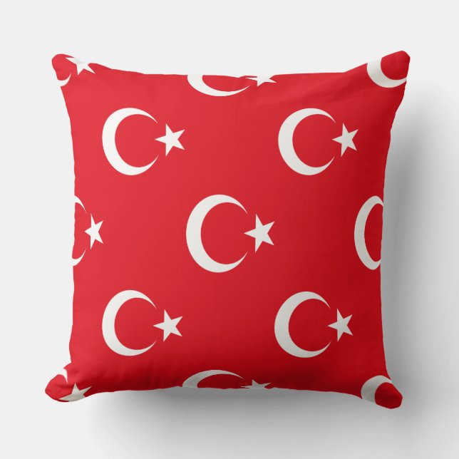 Coussin Drapeau de la Turquie (Recto)