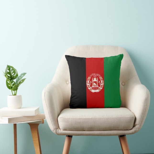 Coussin Drapeau de l'Afghanistan (Chaise)