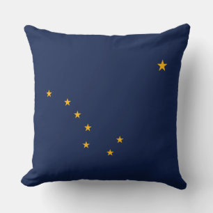 Coussin Drapeau de l'Alaska