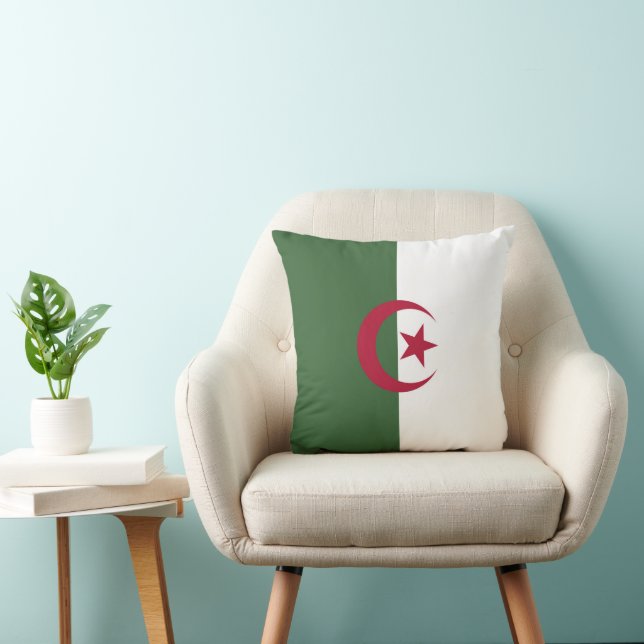 Coussin Drapeau de l'Algérie (Chaise)