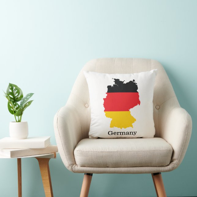 Coussin Drapeau de l'Allemagne dans un design de souvenir  (Chaise)