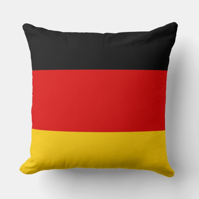 Coussin Drapeau de l'Allemagne - Deutschland (Recto)