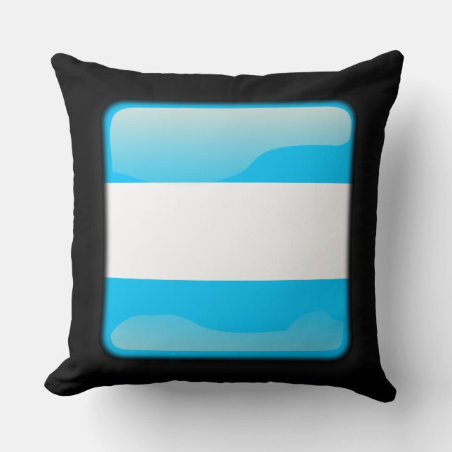 Coussin Drapeau de l'Argentine (Recto)