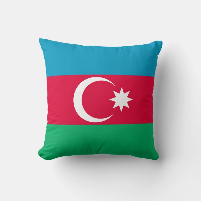 Coussin Drapeau de l'Azerbaïdjan (Recto)