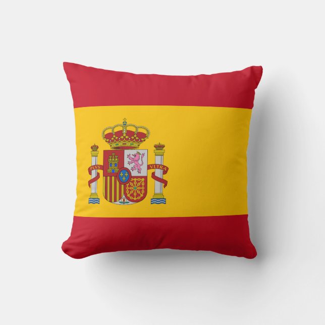 Coussin Drapeau de l'Espagne (Recto)