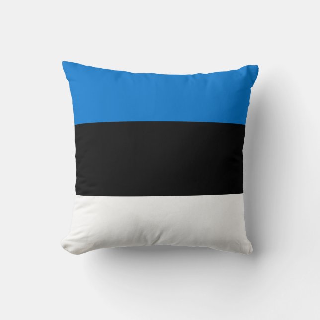 Coussin Drapeau de l'Estonie (Recto)