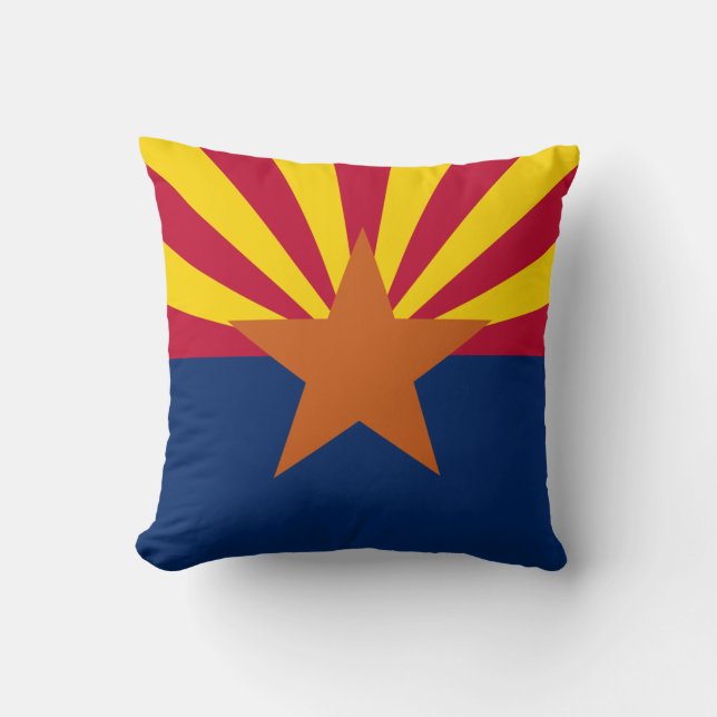 Coussin Drapeau de l'État d'Arizona (Recto)