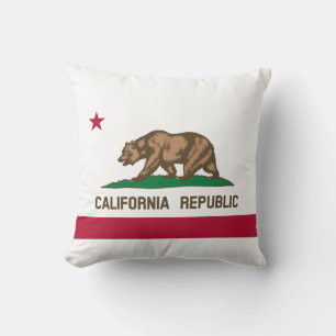 Coussin Drapeau de l'État de la République de Californie