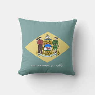Coussin Drapeau de l'État du Delaware