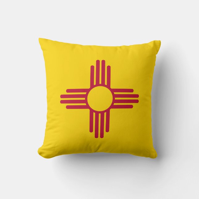 Coussin Drapeau de l'État du Nouveau-Mexique (Recto)