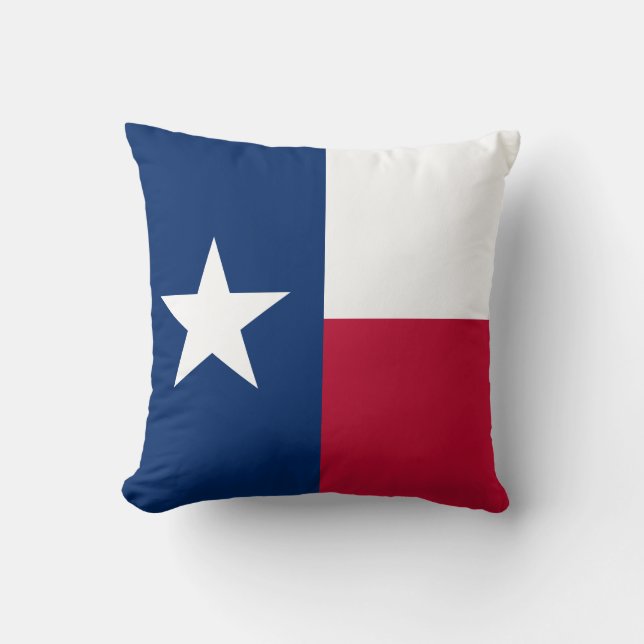 Coussin Drapeau de l'État du Texas (Recto)