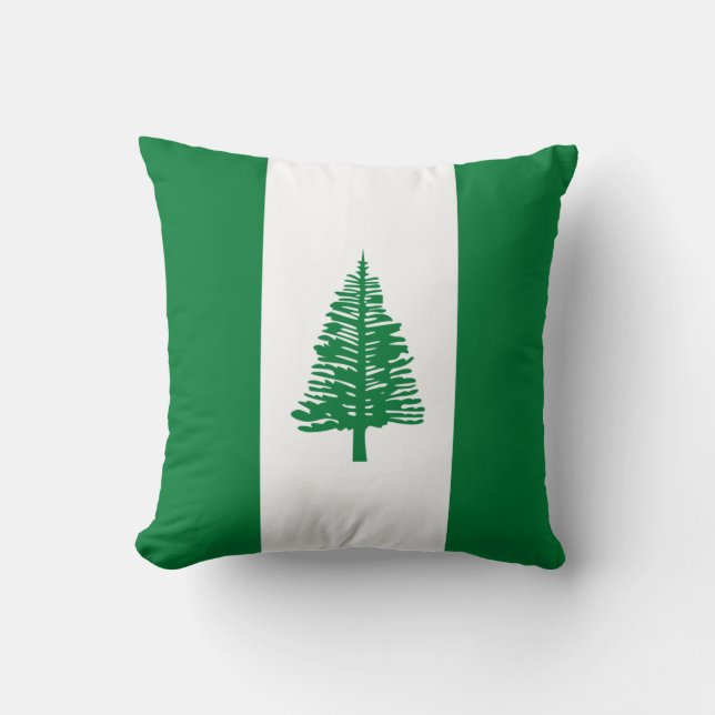Coussin Drapeau de l'île Norfolk (Recto)
