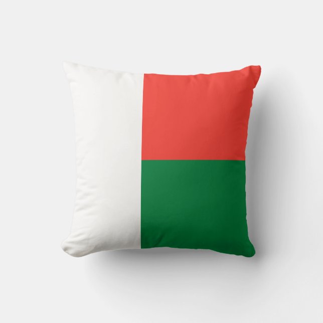 Coussin Drapeau de Madagascar (Recto)