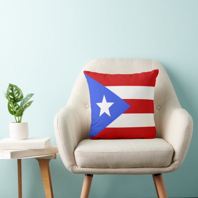 Coussin drapeau de Porto Rico (Chaise)