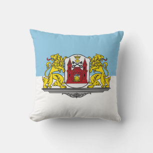 Coussin Drapeau de Riga, Lettonie Jeu d'oreiller