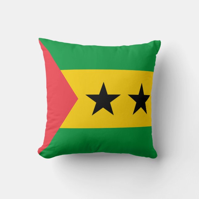 Coussin Drapeau de Sao Tomé-et-Principe (Recto)