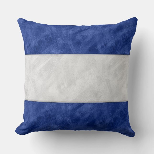 Coussin Drapeau de signalisation maritime #Nautique à l'aq (Recto)