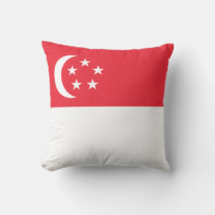 Coussin Drapeau de Singapour