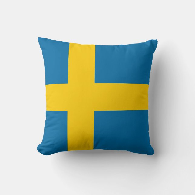 Coussin Drapeau de Suède (Recto)