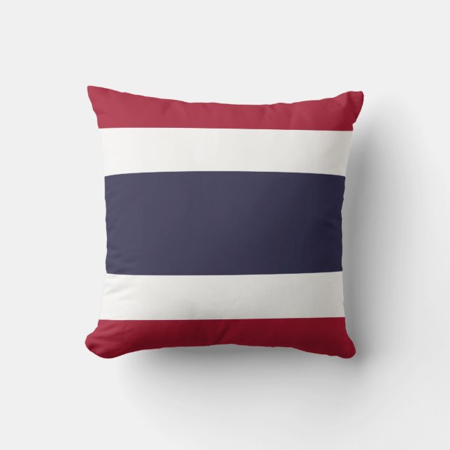 Coussin Drapeau de Thaïlande (Recto)