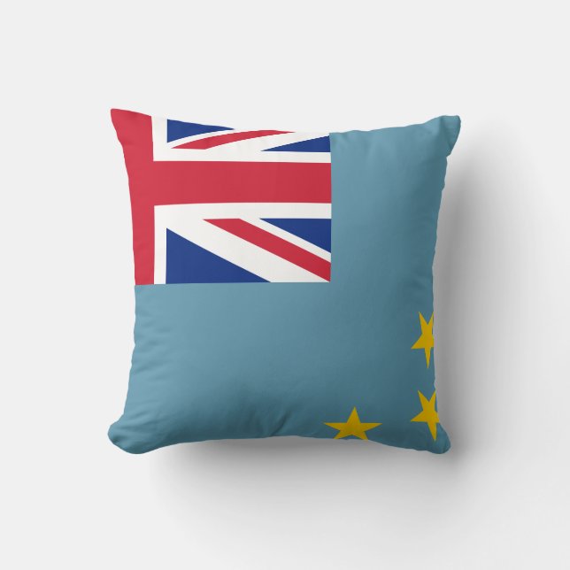 Coussin Drapeau de Tuvalu (Tuvaluan) (Recto)