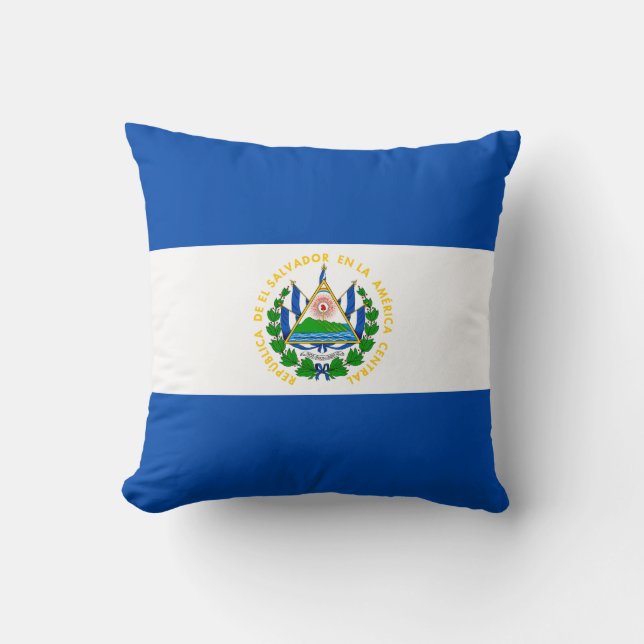 Coussin Drapeau d'El Salvador (Recto)