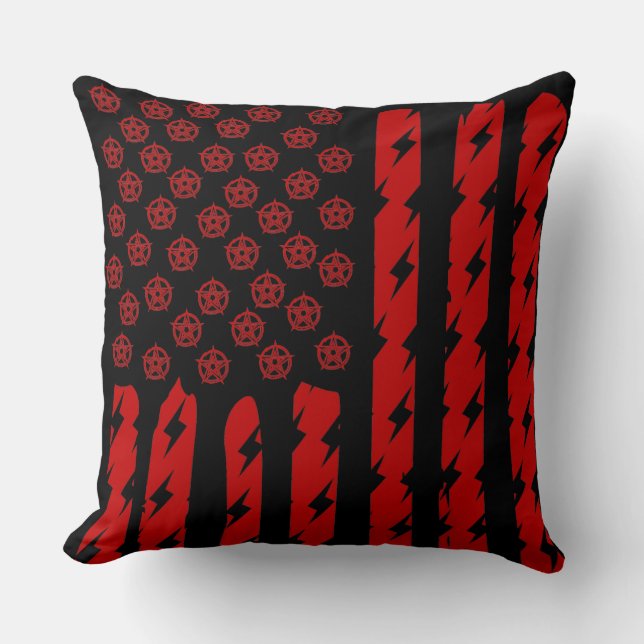Coussin Drapeau démon (Recto)