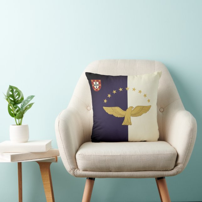 Coussin Drapeau des Açores, Portugal (Chaise)