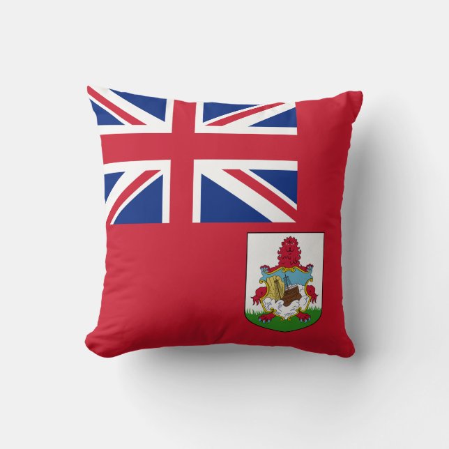 Coussin Drapeau des Bermudes (Recto)