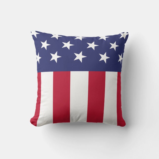 Coussin Drapeau des États-Unis d'Amérique (Recto)