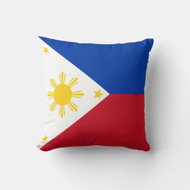 Coussin Drapeau des Philippines (Recto)