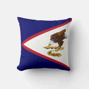 Coussin Drapeau des Samoa américaines patriotiques