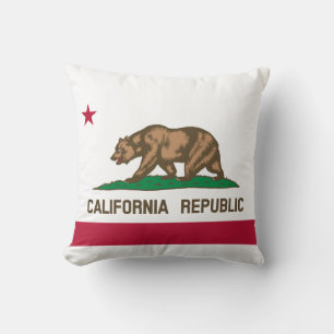 Coussin Drapeau d'État de Californie