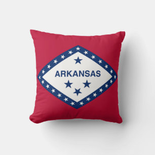 Coussin Drapeau d'État de l'Arkansas
