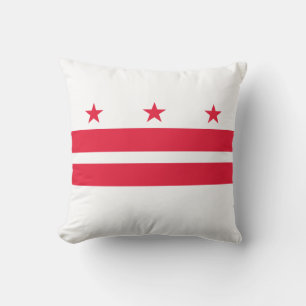 Coussin Drapeau d'État de Washington DC