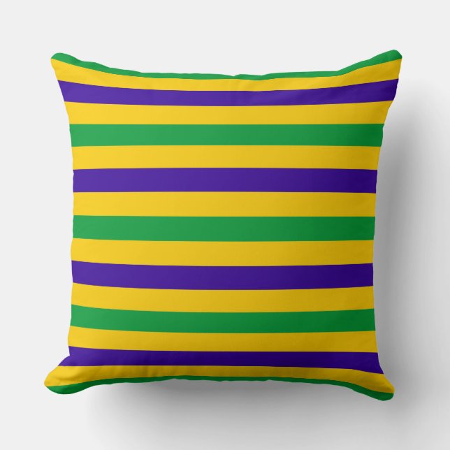 Coussin drapeau du Brésil rayures pays symbole motif vert  (Recto)