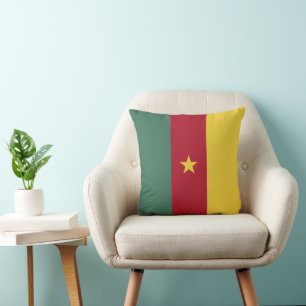 Coussin drapeau du Cameroun