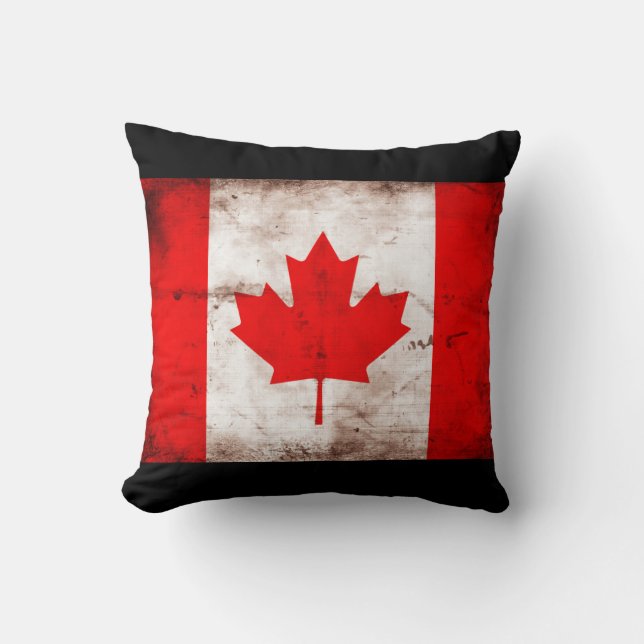 Coussin Drapeau du Canada (Recto)