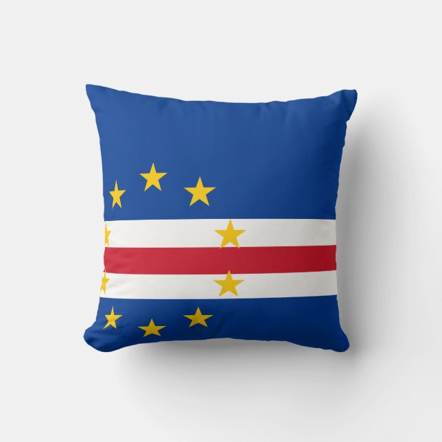 Coussin Drapeau du Cap-Vert (Recto)
