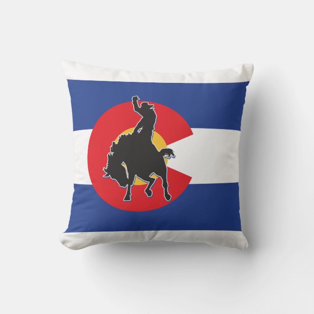 Coussin Drapeau du Colorado (Recto)