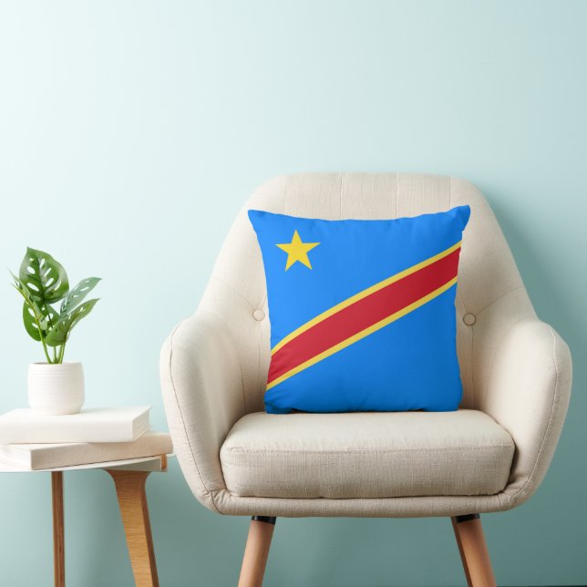 Coussin Drapeau du Congo (Chaise)