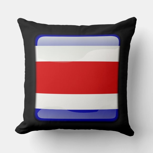 Coussin Drapeau du Costa Rica (Recto)
