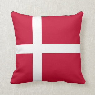 Coussin Drapeau du Danemark - Croix scandinave