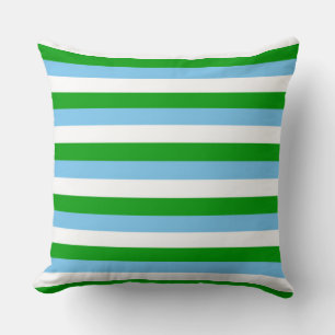 Coussin Drapeau du Guatemala rayures symbole pays lignes v