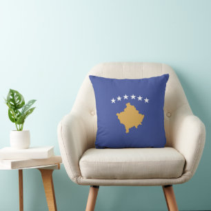 Coussin drapeau du Kosovo