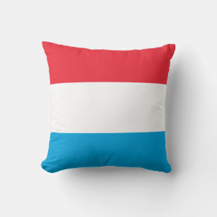 Coussin Drapeau du Luxembourg patriotique