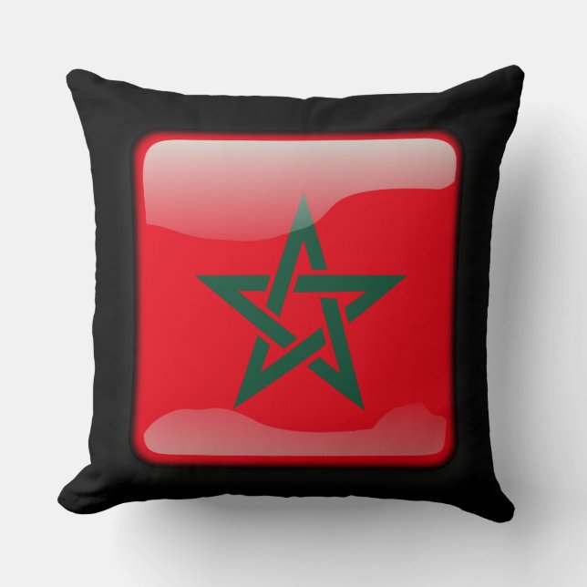 Coussin Drapeau du Maroc (Recto)